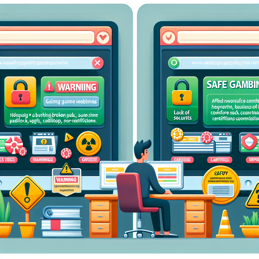 como identificar sites de jogos de azar seguros